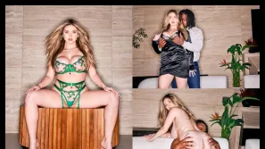 丰满金发美女吸吮他的大黑屌 安吉·费斯