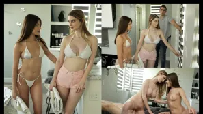 两位金发美女与继兄疯狂三人行 Bunny Colby, Winter Jade