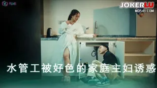 69FILMS1014 骚穴止水水管工被好色的家庭主妇诱惑